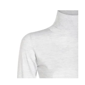 WHITE WOOL KNITWEAR