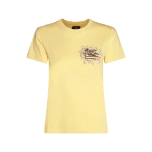 YELLOW COTTON T-SHIRT