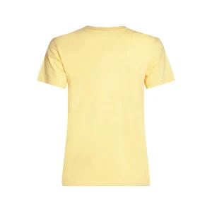 YELLOW COTTON T-SHIRT
