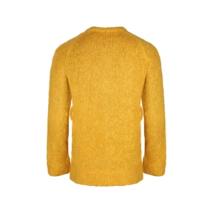 YELLOW WOOL BLEND KNITWEAR